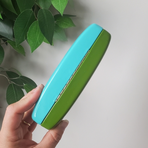 Kate Spade Green and Blue Sunglasses Eyeglass Case - Picture 3 of 8